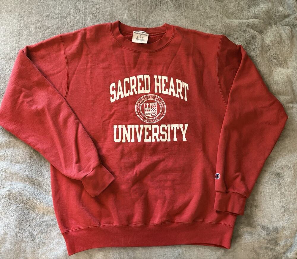 Vintage Champion Sacred-Heart University Sweatshirt Medium